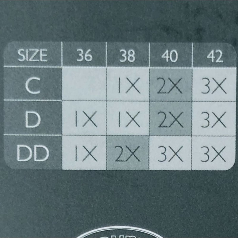 Laura Ashley 3pk longline sports active lounge wear bras plus size 2X 3X new - Picture 9 of 9
